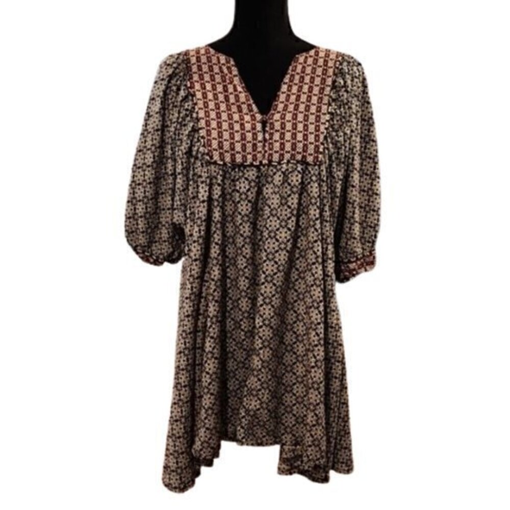 [Umgee] V-neck Flowy Dress - Size S